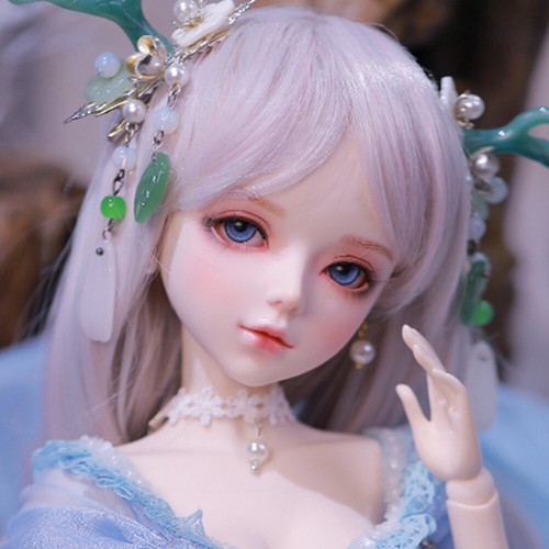 1/3 BJD Puppe mit Kleid Schuhe Komplettset Zubehör Kugelgelenk Körper hübsches Mädchen - Bild 5 von 8