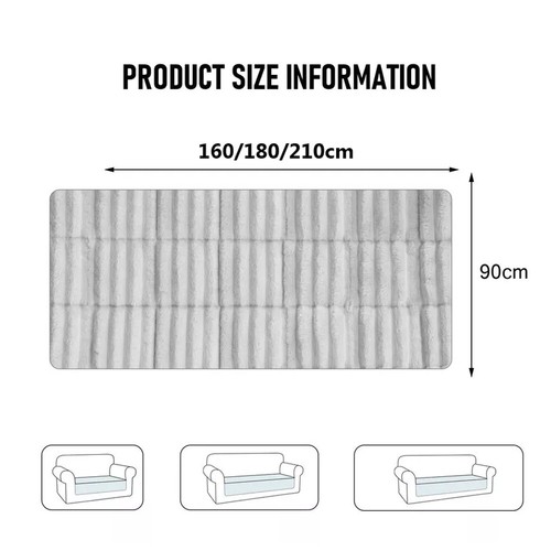 Thick Corduroy Couch Covers Sofa Slipcover Cushion Protector Dog Bed Cover Mat - Picture 69 of 87