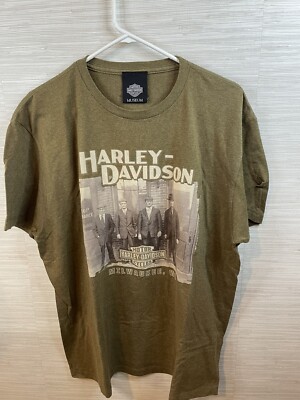 Harley Davidson ミリタリー Tシャツ ミュージアム ロゴ付き 限定【Harley Davidson】ミリタリー Tシャツ H.D Museumロゴ付き