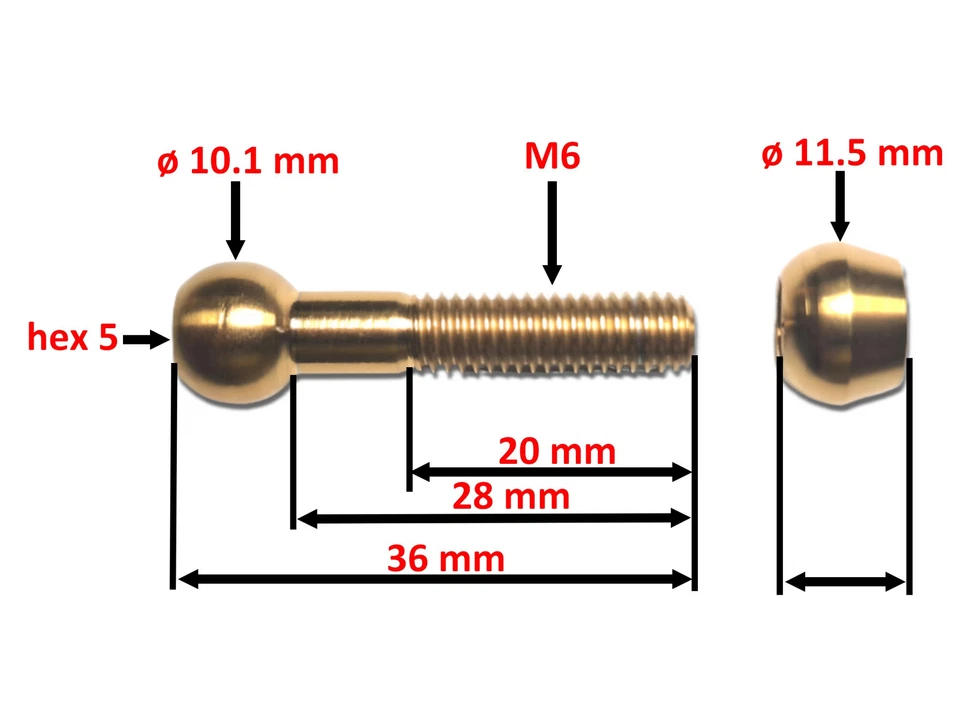 KINDSHOCK LEV: 2 tornillos + tuercas en TITANIO para tija de sillín ajustable - ¡43% más ligero! Foto 2 de 3