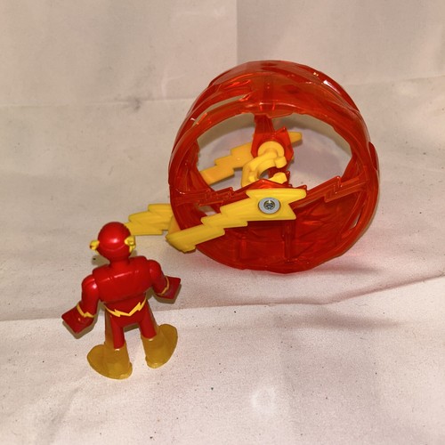 Imaginext DC Super Friends FLASH Action Figure and SPEED FORCE WHEEL Box 14 - Picture 4 of 4
