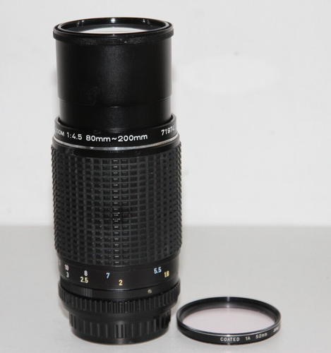 Teleobjetivo zoom SMC Pentax-M 80-200 mm f/4,5 - Hongo de luz de montaje Pentax K. - Imagen 2 de 12