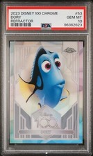 DORY #53 2023 Topps Chrome Disney 100 REFRACTOR 🔥 PSA 10 GEM MT