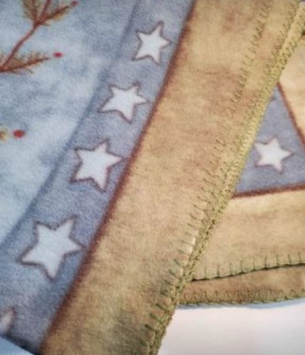 2005 Teresa Kogut Throw Blanket Greatest Gift Fleece Winter Bear Heart Vtg EUC - Picture 9 of 10
