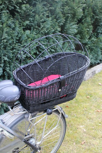 Hundefahrradkorb für Gepäckträger XXL XL Hundekorb Weide Weidenkorb Fahrradkorb - 第 58/85 張圖片