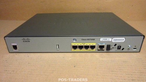 Cisco 887VAM Annex M over POTS Multi-mode Router 4-Ports VDSL/ADSL EXCL PSU