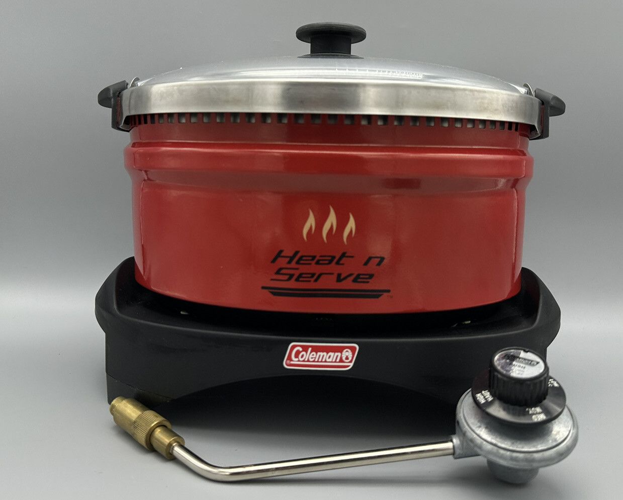 Coleman Heat 'N Serve Portable Propane Slow Cooker Tailgating Camping