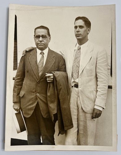 Original 1933 General Machado Friend Marrero Guerra in NY photo Pre Castro Cuba - Picture 1 of 3