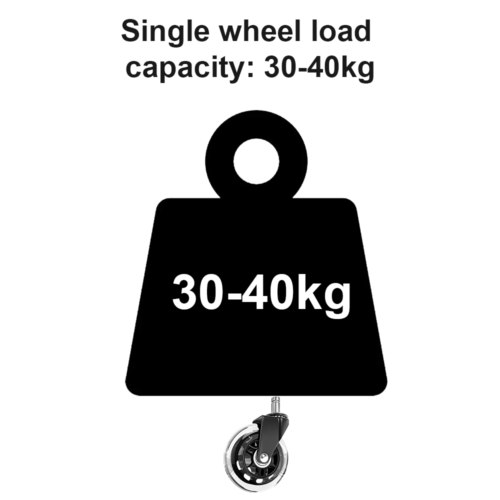 5×Bürostuhl Rollen leise kratzerfrei Universal Hartbodenrollen 10-11mm Stuhlroll - Bild 7 von 16