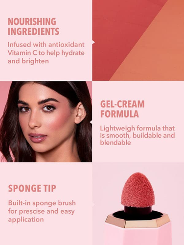 Color Bloom Liquid Blush Makeup for Cheeks Matte Finish - Devoted - Picture 5 of 12