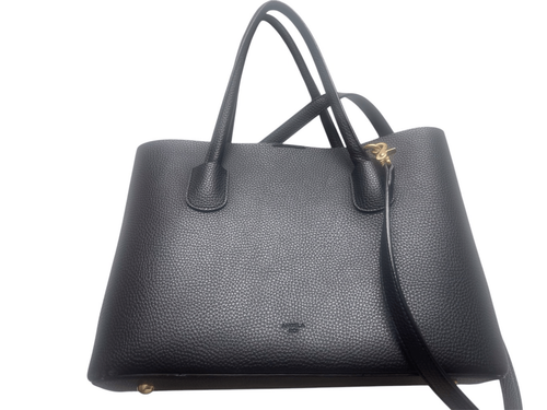 Angela Roi Cher Tote Black Leather Full Size