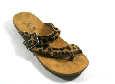 yokono leopard sandals