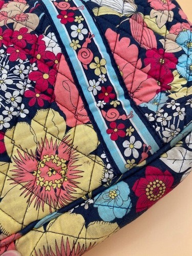 Vera Bradley Damen gesteppte Happy Snail Blumenmuster Schulter Handtasche - Bild 14 von 14