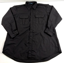 NWOT XL REG PROPPER MENS TACTICAL LONG SLEEVE DRESS SHIRT F5302 BLACK XL REG