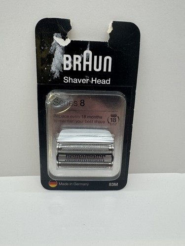 Braun 83M Series 8 Shaver Head Replacement Silver Sealed But Packaging Damaged - Picture 6 of 8