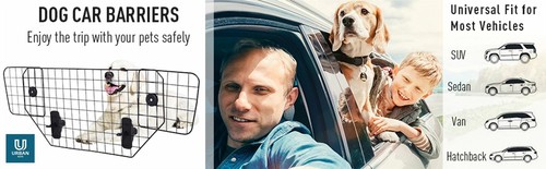 Fits Toyota Carina Mk2 Heavy Duty Headrest Wire Mesh Dog Guard Fully Adjustable - Picture 4 of 7