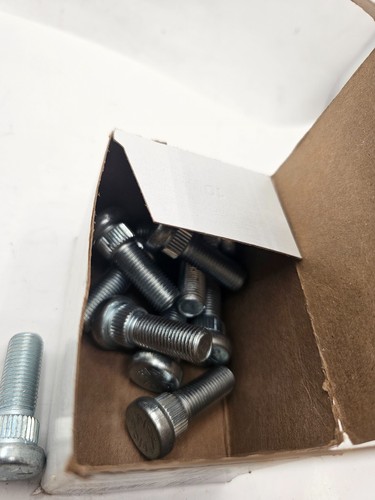 (QTY 10) NAPA Solutions 7/16-20 Serrated Wheel Stud 641-1017 - Picture 3 of 4