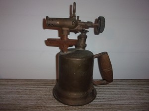 Antique-Vintage-Brass-Blow-Torch-OTTO-BERNZ-CO-ROCHESTER-N-Y
