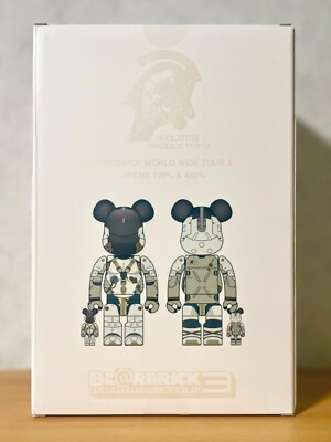 MEDICOM TOY BE@RBRICK LUDENS 100% & 400% WORLD WIDE TOUR 3 MEDICOM TOY BE@RBRICK LUDENS 100% & 400% WORLD WIDE TOUR 3