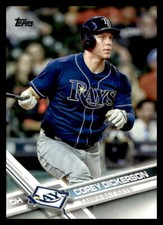 2017 Topps #165 Corey Dickerson  ERR  Tampa Bay Rays