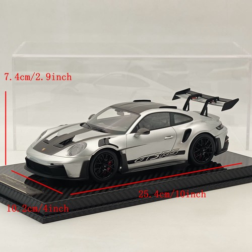 AI MODEL 1/18 Porsche 992 GT3 RS Resin High-Quality Collection Car Model SILVER - Picture 12 of 12