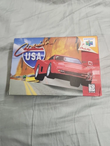 Cruis'n USA (Nintendo 64, 1996) (Box and Cart)