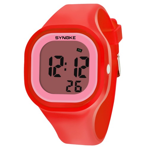 Men's Digital Sports Watches LED Electron 50m Waterproof Luminous Silicone Watch - Picture 23 of 43