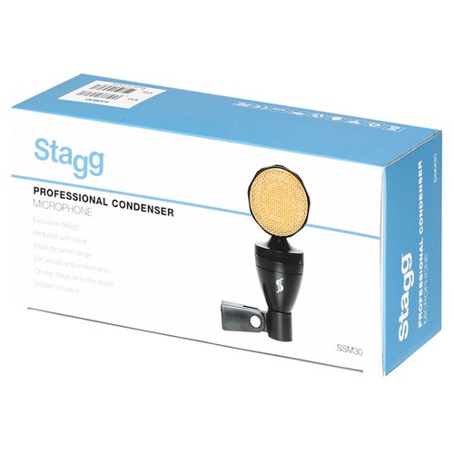 Stagg SSM30 Cone Body Professional Studio Vocal/Instrumental Condenser Microphon - Picture 4 of 4