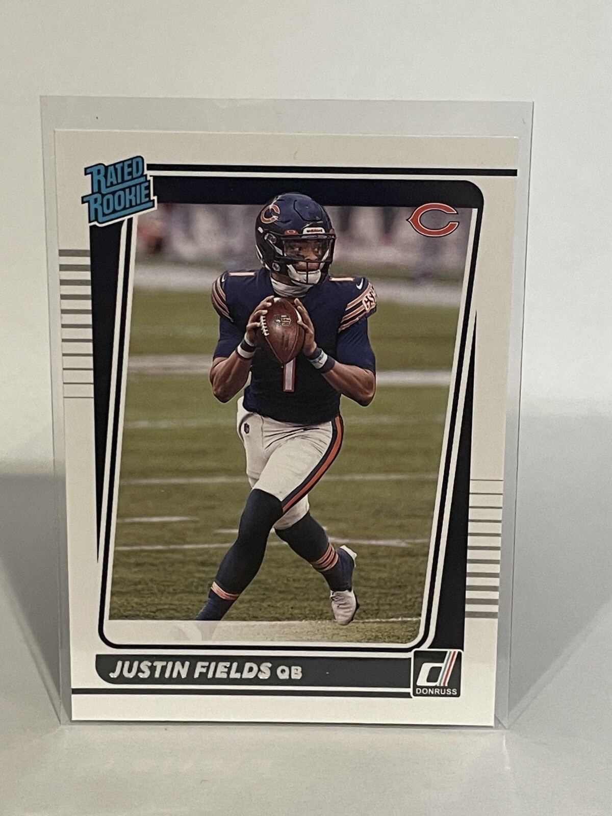 2021 Panini Donruss - Rated Rookie Justin Fields #253 Portrait (RC)