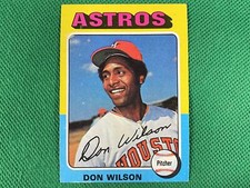 1975 Topps #455 Don Wilson Houston Astros