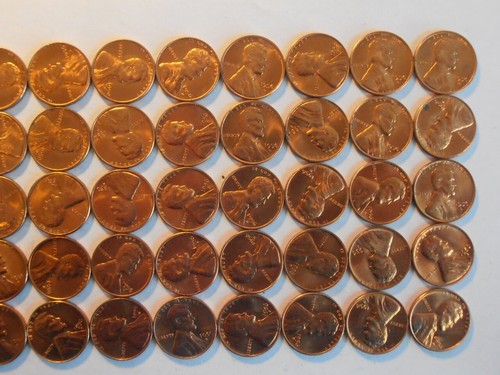 1956 D BU Lincoln Cent Roll (56DJE4) - Bild 3 von 6