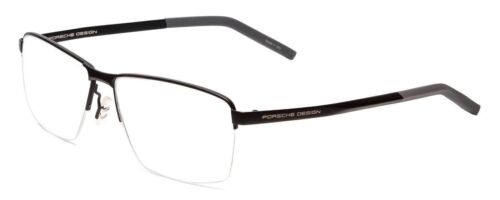 Porsche Design Frame - P8318-A Black Semi Rimless Eyeglasses | eBay