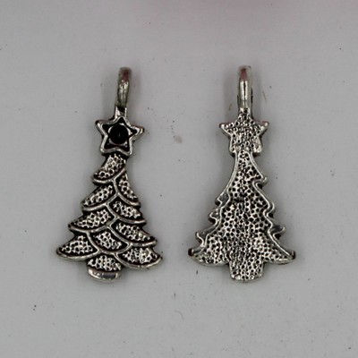 Wholesale 30/100pcs Retro style christmas trees DIY alloy charms pendant 28X14MM Wholesale 30/100pcs Retro style christmas trees DIY alloy charms pendant 28X14MM