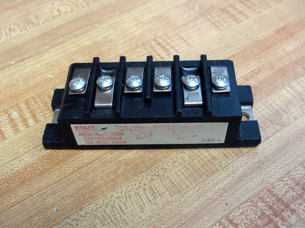 Transistor Block Fuji Electric A50L-0001-0118-A Bipolar Transistor Block 2DI75S-050A ...