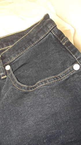 Trussardi Jeans Da Donna Blu Scuro Taglia 43 In Denim Gamba Affusolata Casual - Imagen 8 de 18