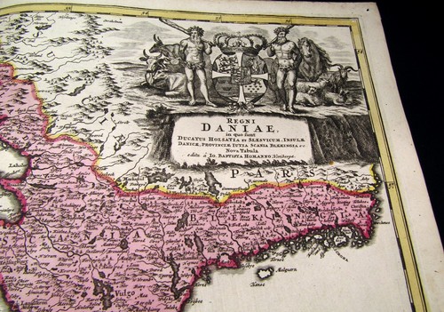 Homann, Karte Schweden( Süd) mit deutscher Ostseeküste bis Usedom ca. 51 x 59 cm - Bild 2 von 7