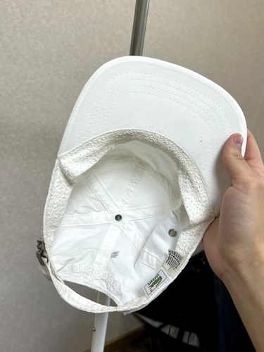 Herren Lacoste 5 Five Panel weiße Kappe Mütze EINS Größe - Bild 6 von 10