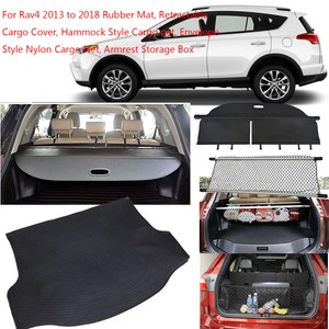 Details About Rubber Cargo Mats Cover Net Trunk Liner For 2013 2018 Toyota Rav4 Floor Tray