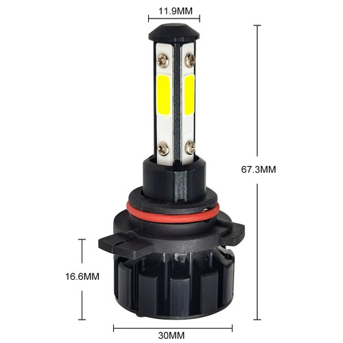 Faro LED 9012 6000K blanco bombillas altas/bajas V5 para GMC Acadia 2013 - 2019 - 2 piezas - Imagen 12 de 12