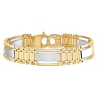 Gold 14k Multi-Tone Gold Bracelets for Men