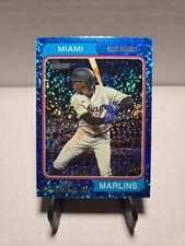 2023 Topps Heritage #14 Jazz Chisholm Jr Blue Sparkle Refractor Marlins 112024