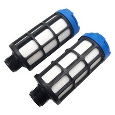 Lot of 2 Festo U-3/8 2309 Pneumatic Muffler, G 3/8in, 0-1.0MPa, 6000 l/min