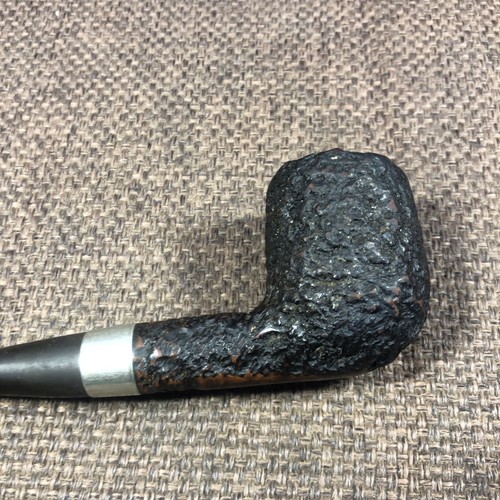 K&P Peterson's Rustic Sitter Barrel Made in the Republic of Ireland Pipe Vintage - Foto 15 di 20