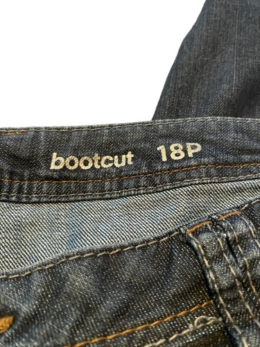 Avenue Denim Womens Jeans Black Size 18P Bootcut High Rise Charcoal Wash - Picture 5 of 7