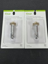 2 Cricut 2005101 Single Scoring Wheel Tip with Housing Maker Tool