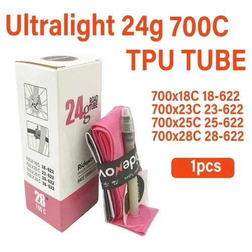 Ridenow Ultralight Bicycle Inner Tube 700 x 18 25 28 32 35 38C Road Bike TPU Tub - Picture 20 of 37