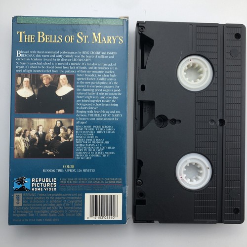 The Bells of St. Marys (VHS, 1992, Colorized) - Picture 2 of 2