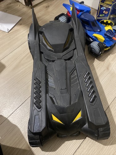 Batmobile 2015 Imaginext Batman Spinmaster Mattel Action Figure DC Comics Lot - Picture 4 of 6