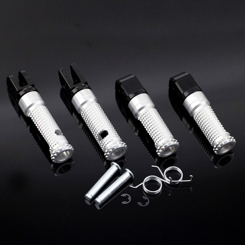 CNC Front & Rear Front Foot Pegs Adapters For YAMAHA FZ07 FZ09 FZ10 FZ6 FZ1 FZ8 - Foto 19 di 19