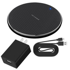 Long Life Wireless Charger Pad and Cable and Adapter f Samsung Galaxy S22 S901U
